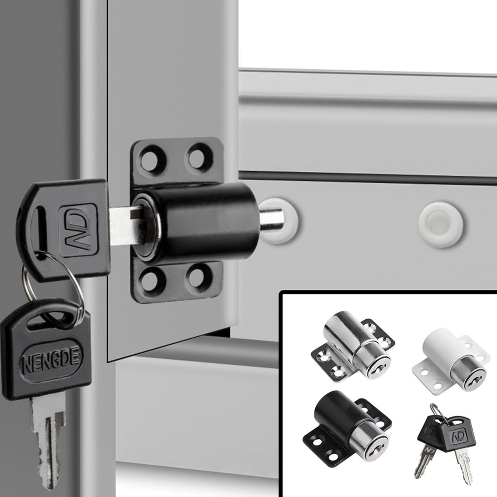Sliding Door & Window Lock with 2 Keys by HitMyNeed