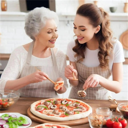Sliding Pizza Peel with Foldable Wooden Handle by HitMyNeed