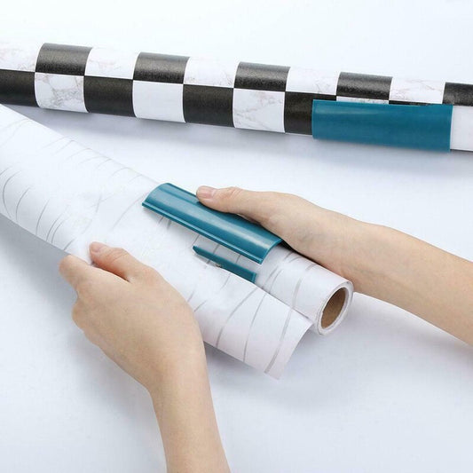 Sliding Wrapping Paper Cutter and Roll Organizer by HitMyNeed