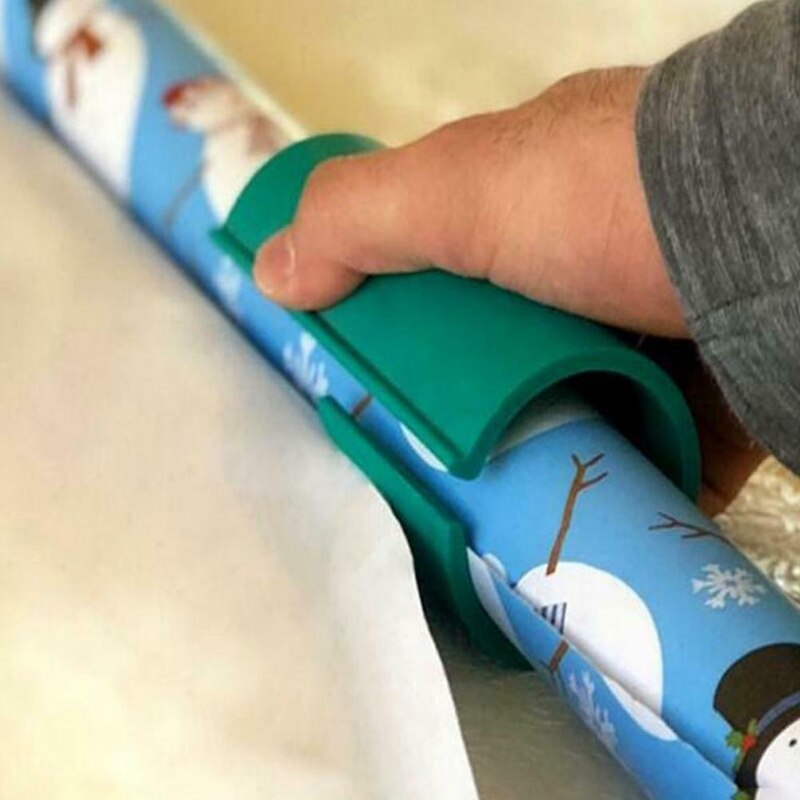 Sliding Wrapping Paper Cutter and Roll Organizer by HitMyNeed