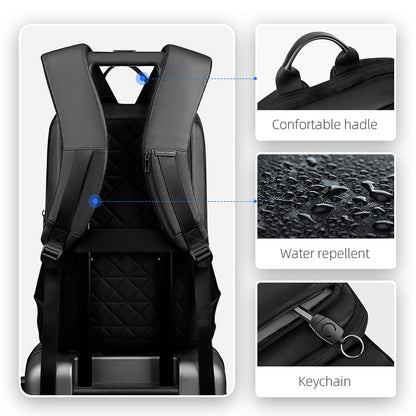 Slim Oxford Laptop Backpack for 15.6" Devices by HitMyNeed