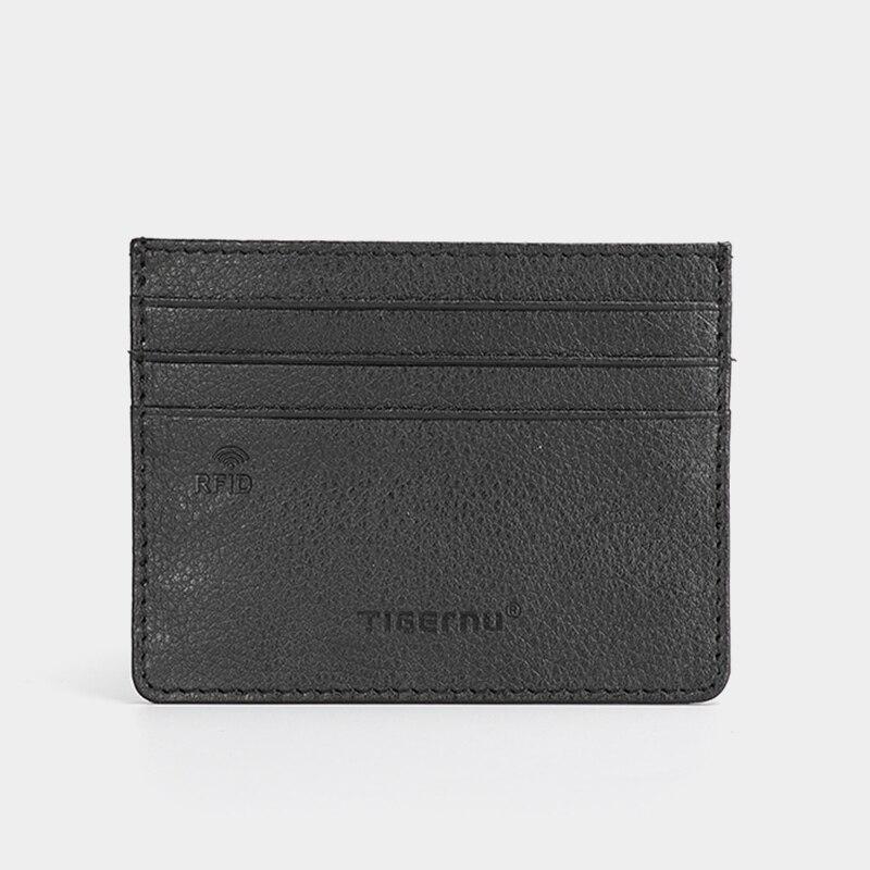 Slim RFID Blocking PU Leather Card Holder Wallet by HitMyNeed