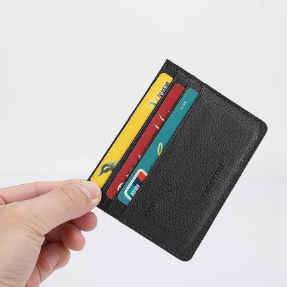 Slim RFID Blocking PU Leather Card Holder Wallet by HitMyNeed