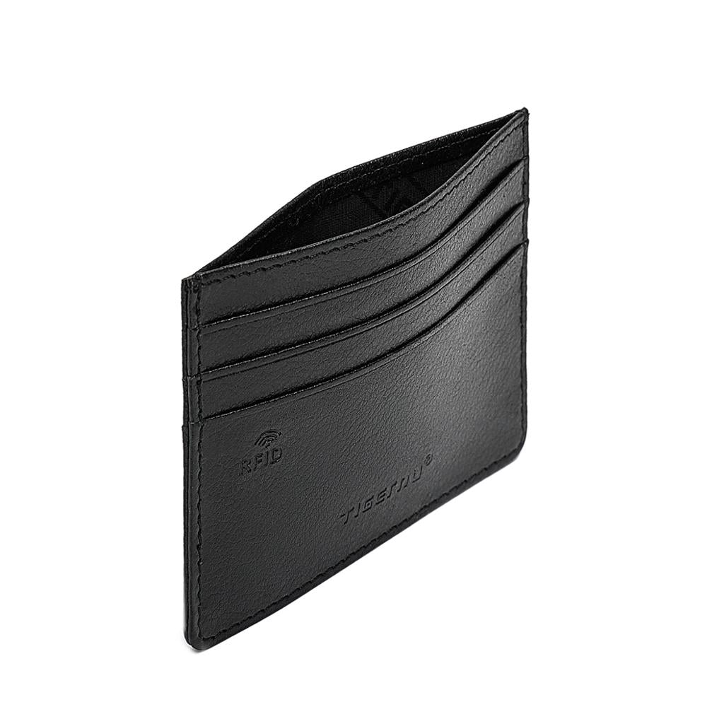 Slim RFID Blocking PU Leather Card Holder Wallet by HitMyNeed