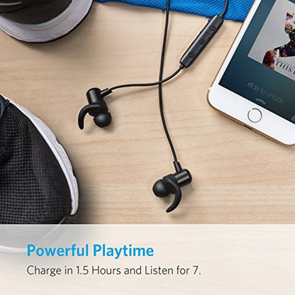 Slim Sports Wireless Headphones with Mic by HitMyNeed