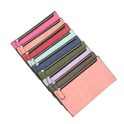 Slim Women's Wallet PU Leather Clutch Purse by HitMyNeed