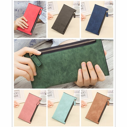 Slim Women's Wallet PU Leather Clutch Purse by HitMyNeed