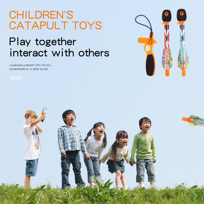 Slingshot Outdoor Flying Rocket Toy for Kids by HitMyNeed