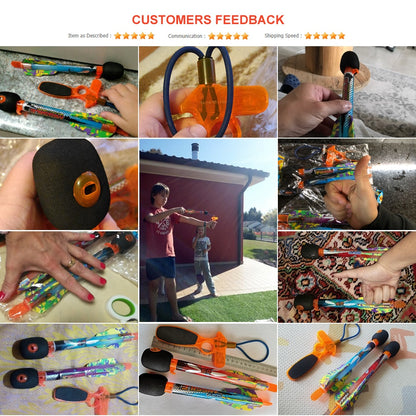 Slingshot Outdoor Flying Rocket Toy for Kids by HitMyNeed