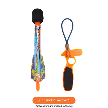 Slingshot Outdoor Flying Rocket Toy for Kids 8850-l1 by HitMyNeed