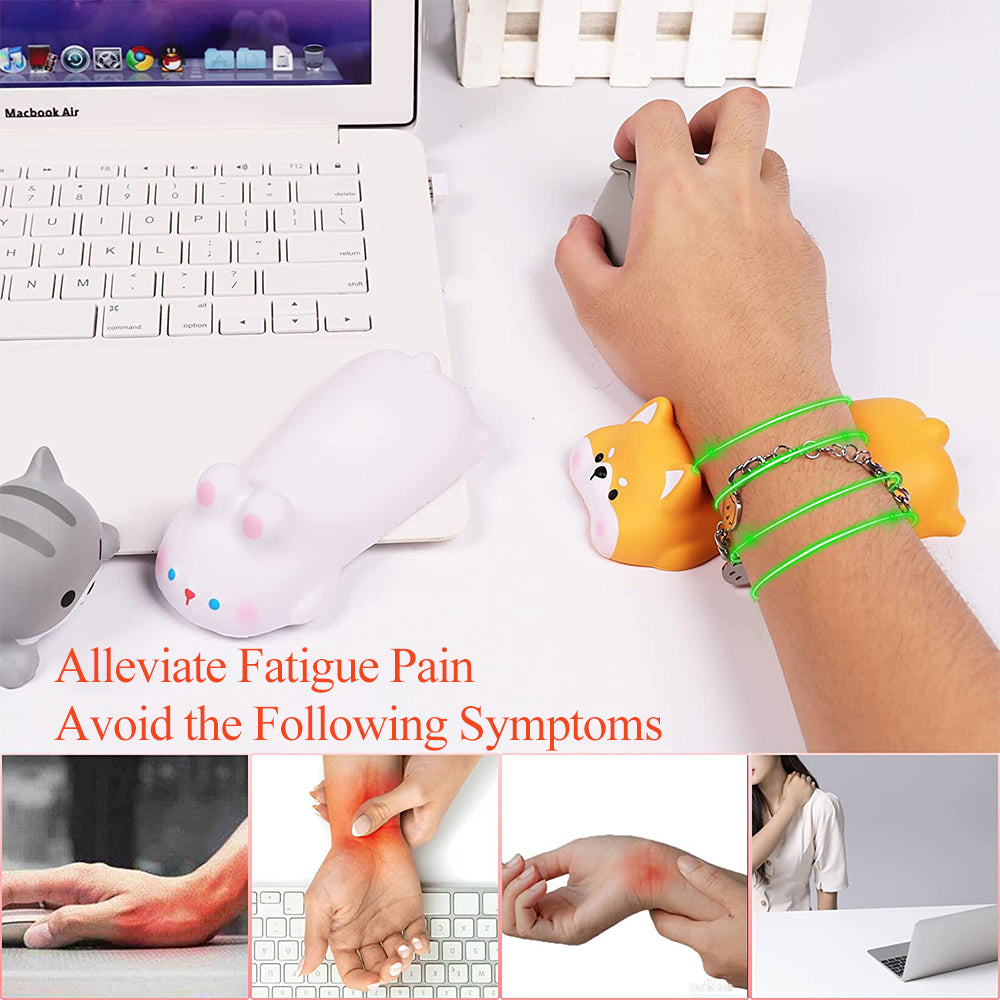 Slow Rising Animal Wrist Cushion for Ergonomic Support by HitMyNeed