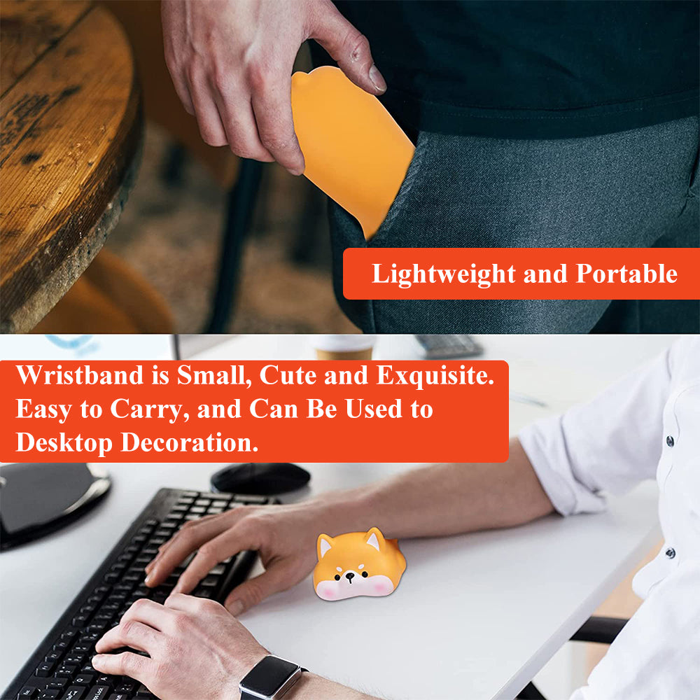 Slow Rising Animal Wrist Cushion for Ergonomic Support by HitMyNeed