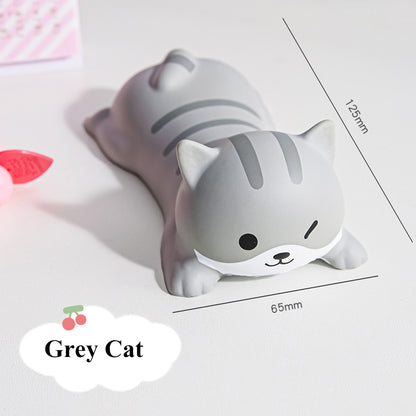 Slow Rising Animal Wrist Cushion for Ergonomic Support cat by HitMyNeed
