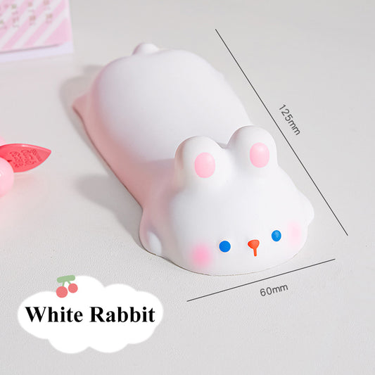 Slow Rising Animal Wrist Cushion for Ergonomic Support rabbit by HitMyNeed