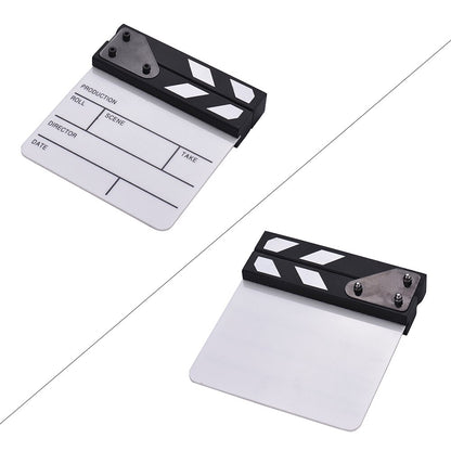 Small Acrylic Director's Clapboard Slate 16.5 x 15 cm by HitMyNeed