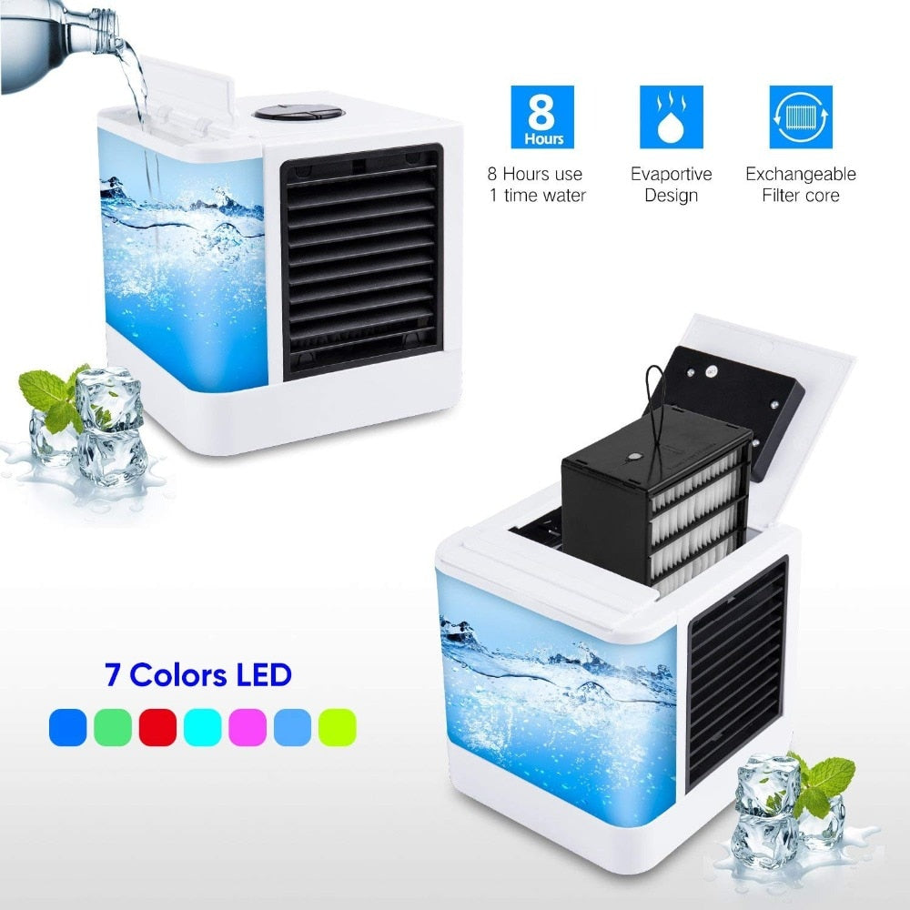 Small Air Cooler and Mini Room Humidifier by HitMyNeed