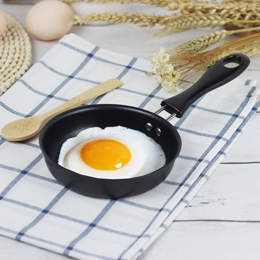 Small Cast Iron Non-Stick Frying Pan 12cm by HitMyNeed