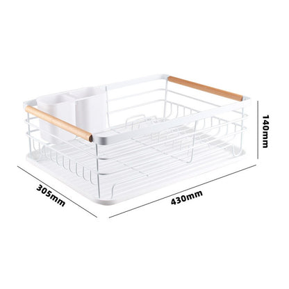 Small Dish Rack with Tray and Utensil Holder by HitMyNeed