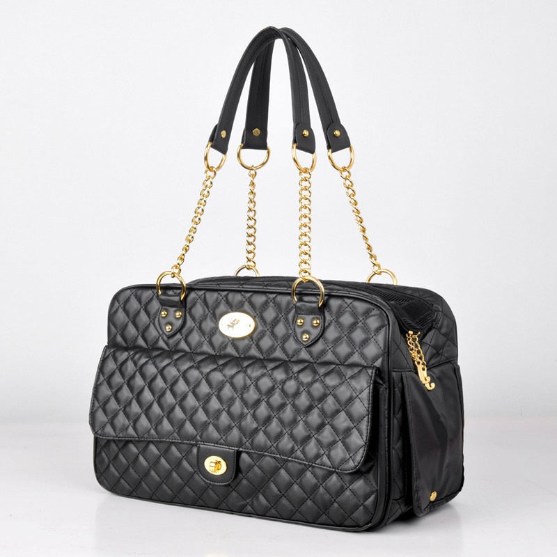 Small Dog Carrier Shoulder Bag with Mesh and Pocket by HitMyNeed