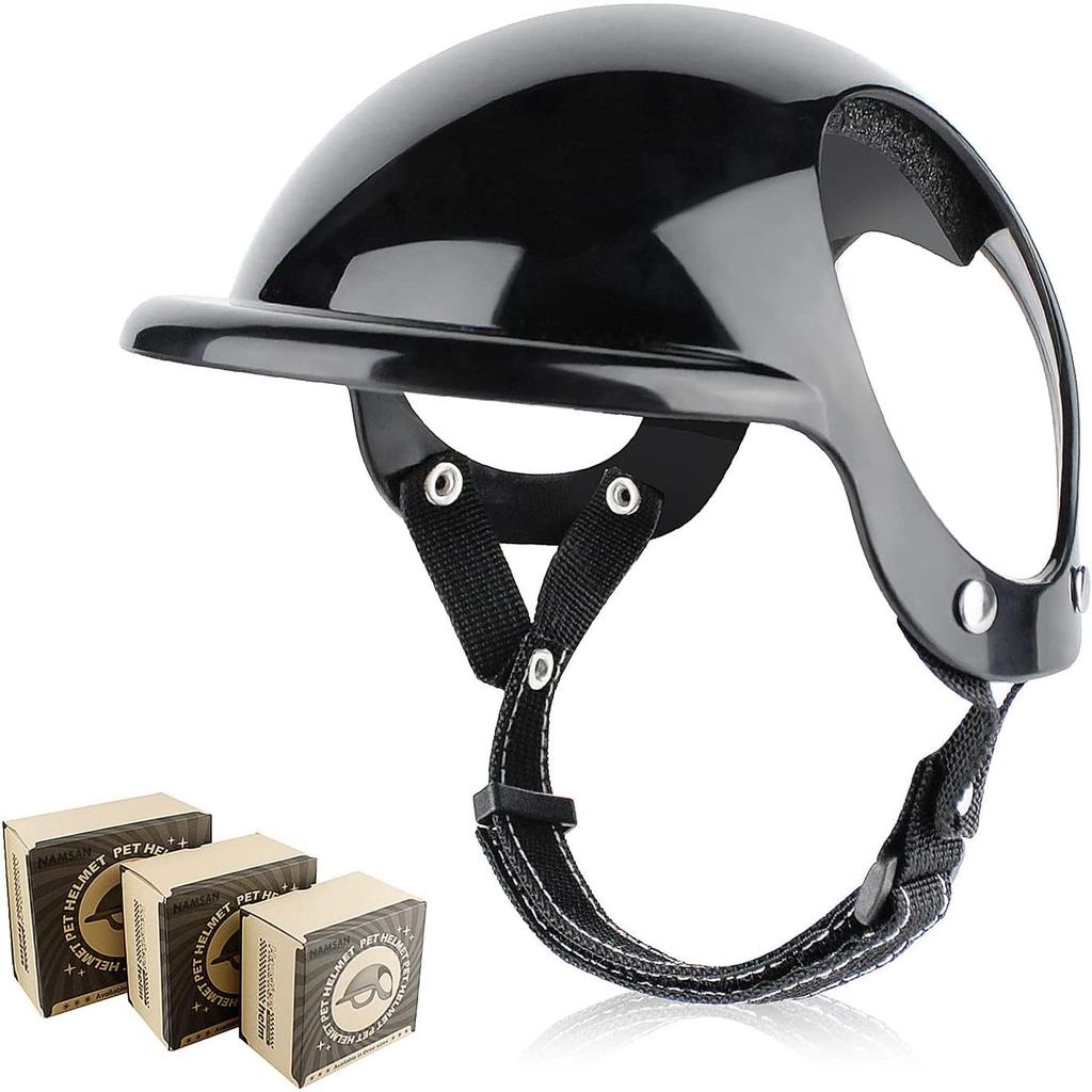 Small Dog & Cat Safety Helmet with Ear Openings by HitMyNeed