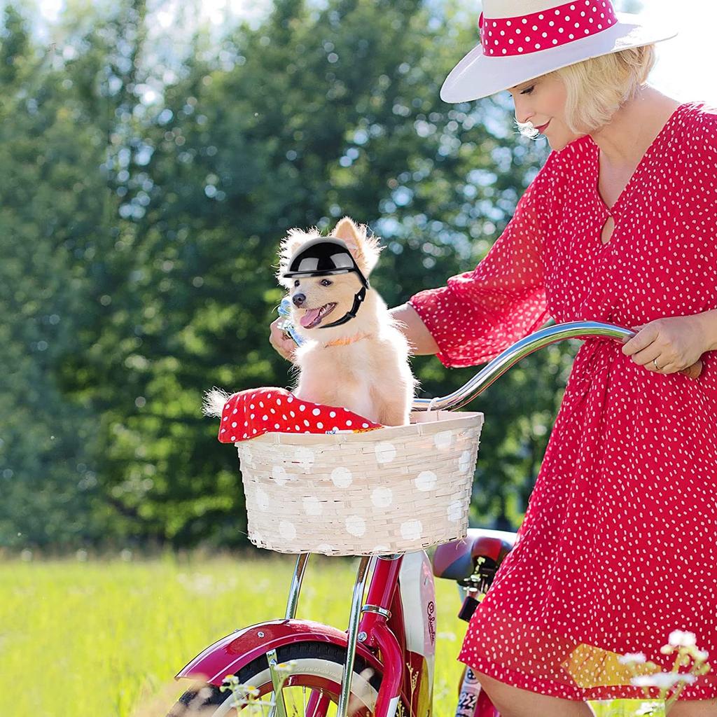 Small Dog & Cat Safety Helmet with Ear Openings by HitMyNeed