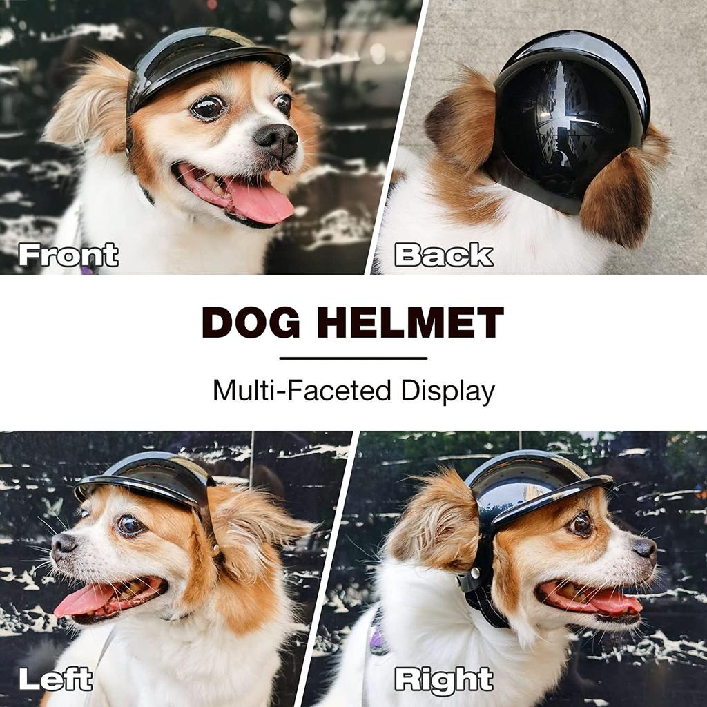 Small Dog & Cat Safety Helmet with Ear Openings m by HitMyNeed