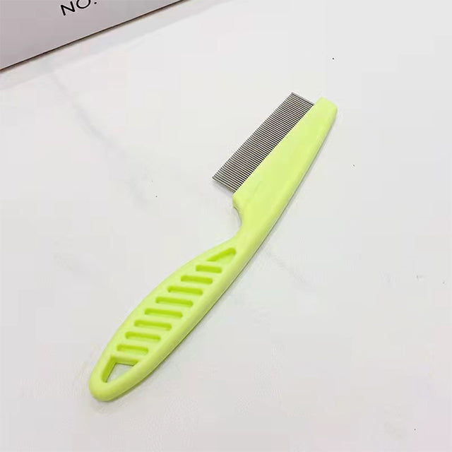 Small Dog Facial Cleaning Brush and Comb Tool green s by HitMyNeed
