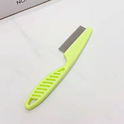 Small Dog Facial Cleaning Brush and Comb Tool green s by HitMyNeed