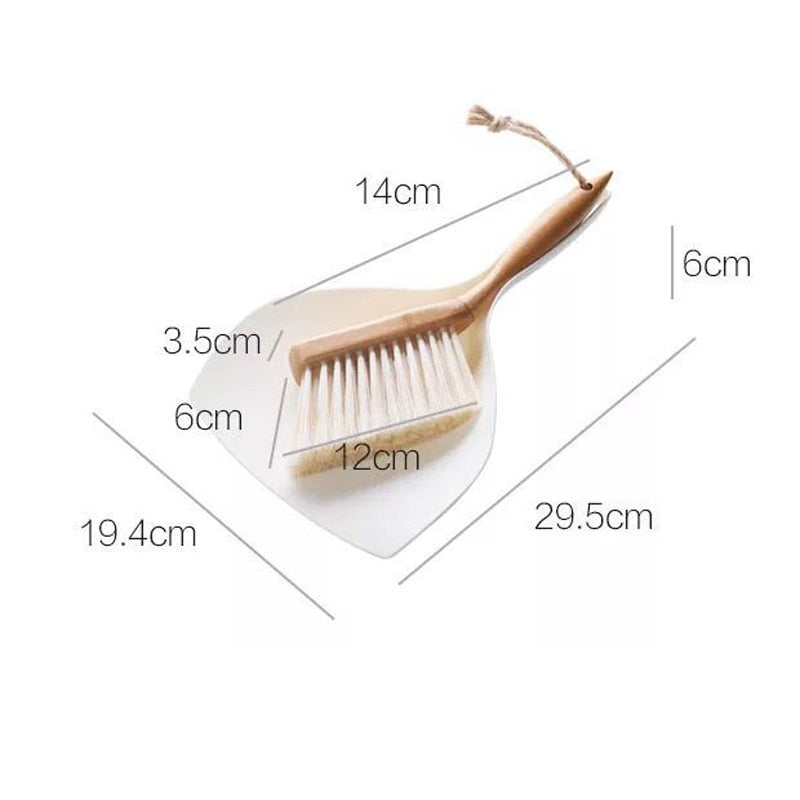 Small Dustpan and Brush Set for Quick Cleanups by HitMyNeed