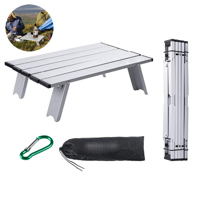 Small Foldable Camping Table with Carry Bag by HitMyNeed