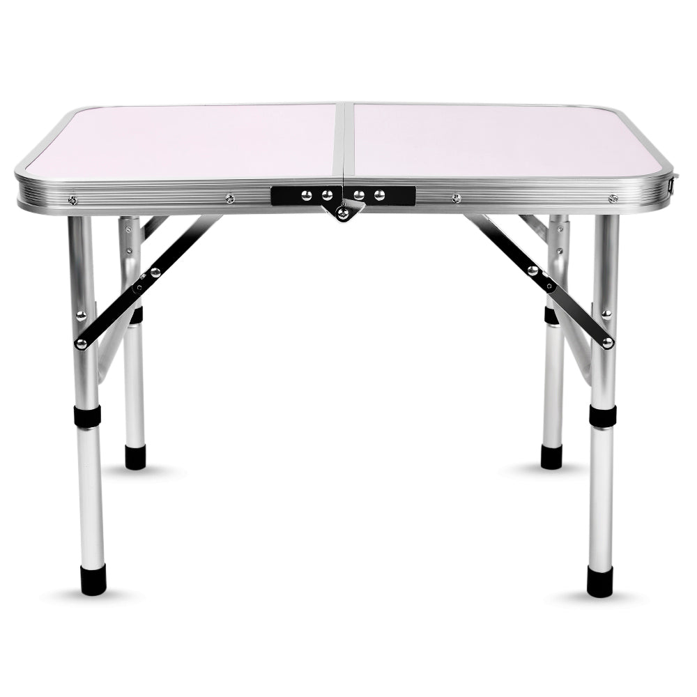 Small Folding Table with Adjustable Legs & Handle by HitMyNeed
