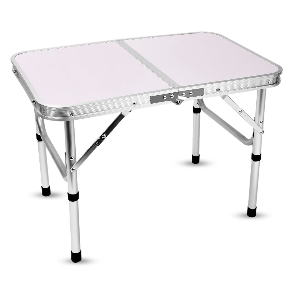 Small Folding Table with Adjustable Legs & Handle by HitMyNeed