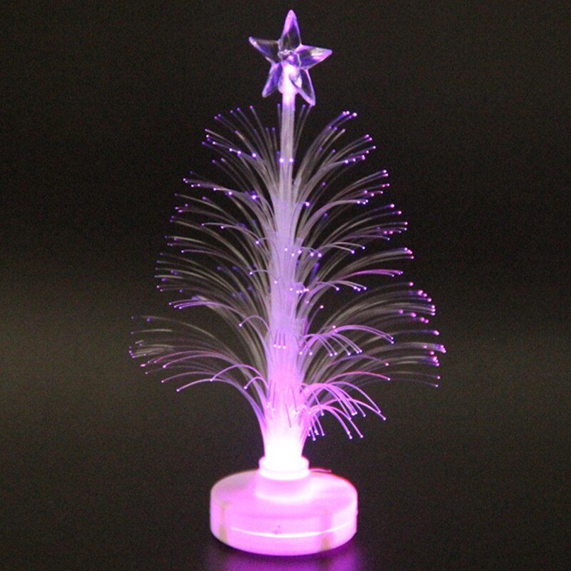 Small LED Fiber Optic Christmas Tree Night Light by HitMyNeed