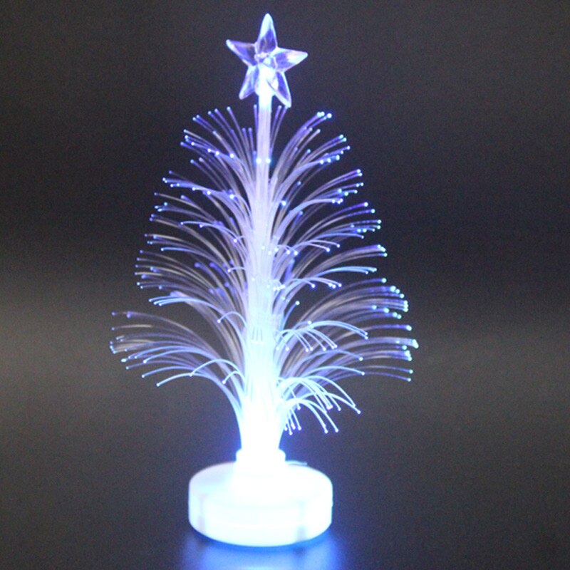 Small LED Fiber Optic Christmas Tree Night Light by HitMyNeed