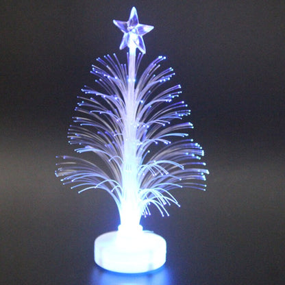 Small LED Fiber Optic Christmas Tree Night Light by HitMyNeed