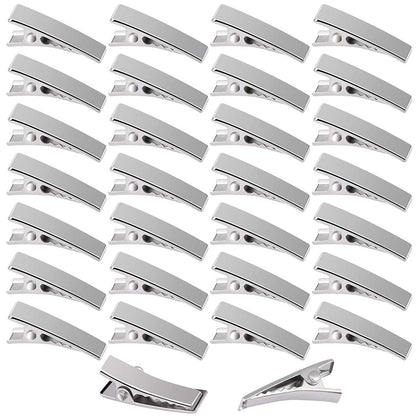 Small Metal Alligator Hair Clips 2cm (50 Pack) by HitMyNeed