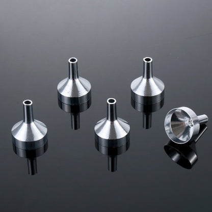 Small Metal Funnels for Mini Bottles (Set of 5) by HitMyNeed