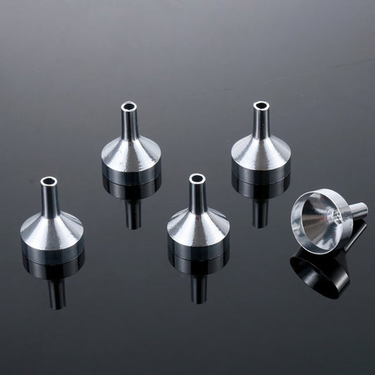 Small Metal Funnels for Mini Bottles (Set of 5) by HitMyNeed
