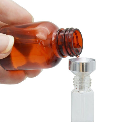 Small Metal Funnels for Mini Bottles (Set of 5) by HitMyNeed