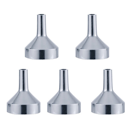 Small Metal Funnels for Mini Bottles (Set of 5) by HitMyNeed