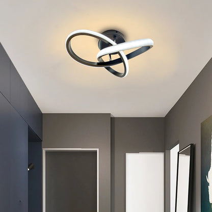 Small Modern LED Ceiling Light with 2 Rings by HitMyNeed