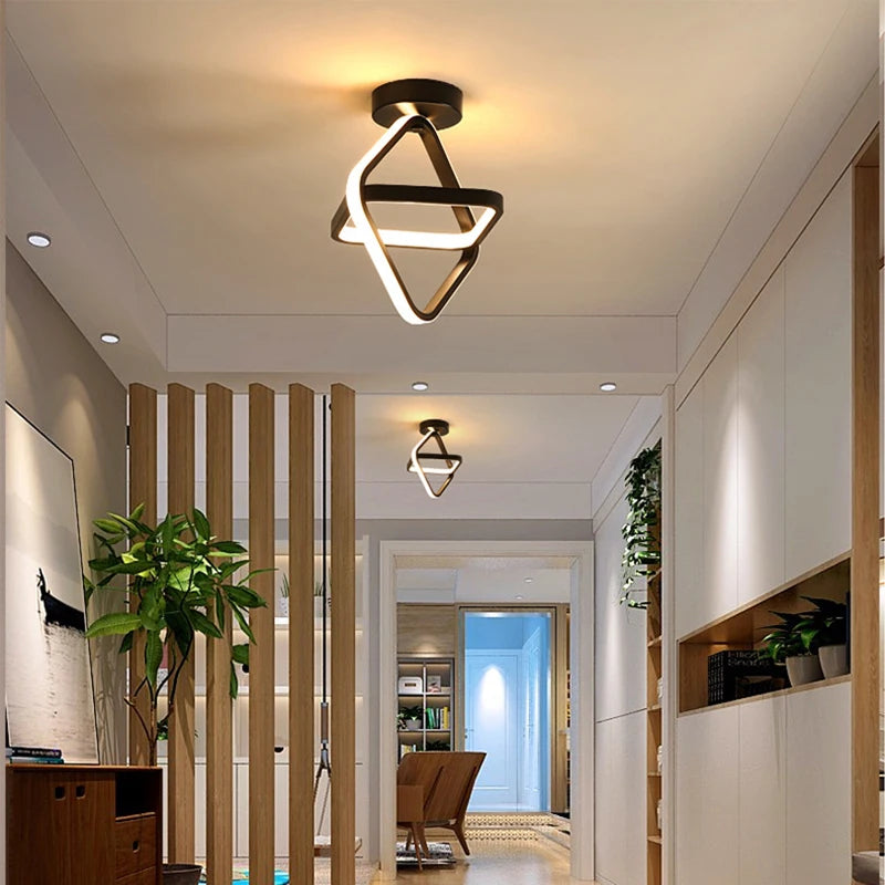 Small Modern LED Ceiling Light with 2 Rings by HitMyNeed