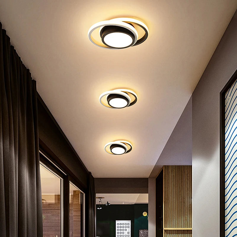 Small Modern LED Ceiling Light with 2 Rings by HitMyNeed