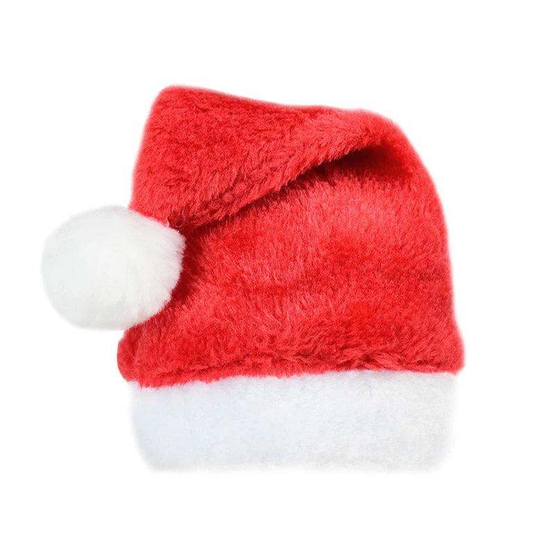 Small Plush Santa Hat for Cats and Small Dogs by HitMyNeed