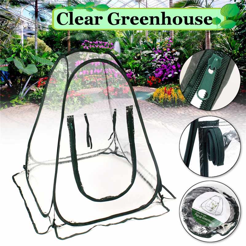 Small Pop Up Greenhouse with Ground Nails by HitMyNeed