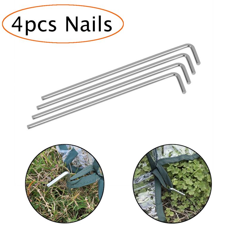 Small Pop Up Greenhouse with Ground Nails by HitMyNeed