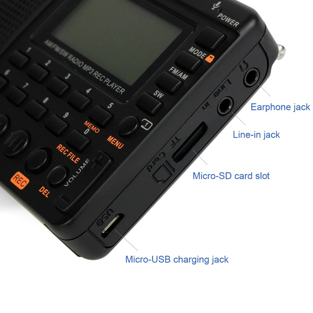 Small Portable Radio with Recorder and MP3 Player by HitMyNeed