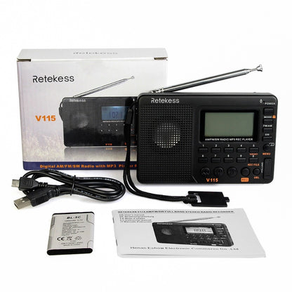 Small Portable Radio with Recorder and MP3 Player by HitMyNeed