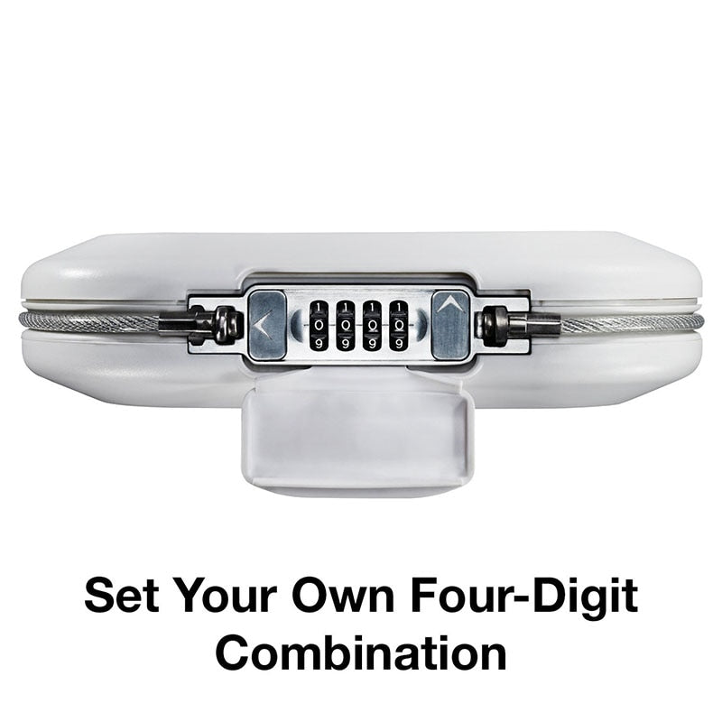 Small Portable Safe with Cable and 4-Digit Lock by HitMyNeed