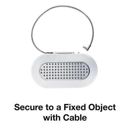 Small Portable Safe with Cable and 4-Digit Lock by HitMyNeed